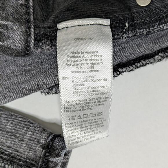 Madewell Curvy Perfect Vintage Jeans 28 Charcoal Gray Mom Jean Aesthetic '90s - Picture 10 of 11